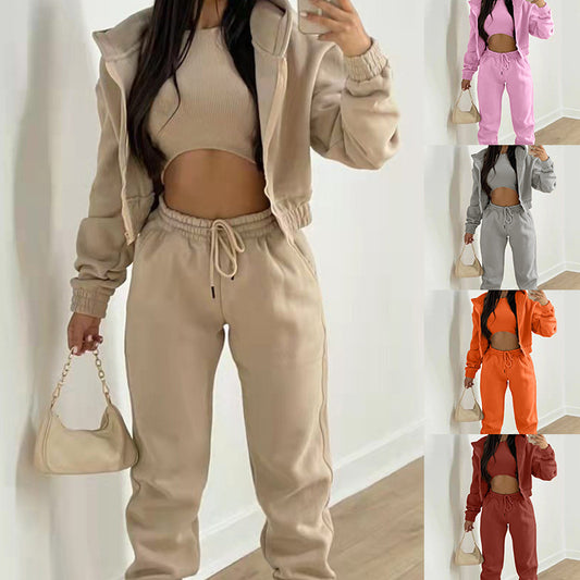 Sweat à capuche et pantalon décontractés pour femmes