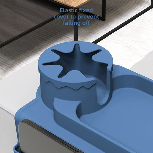 Dessous de verre multifonctionnel en silicone pour canapé