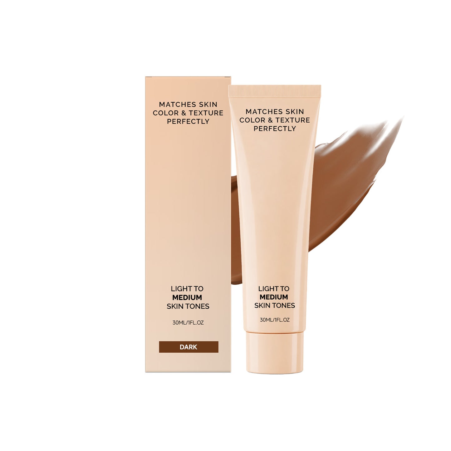 Fond de teint liquide correcteur pour peau foncée