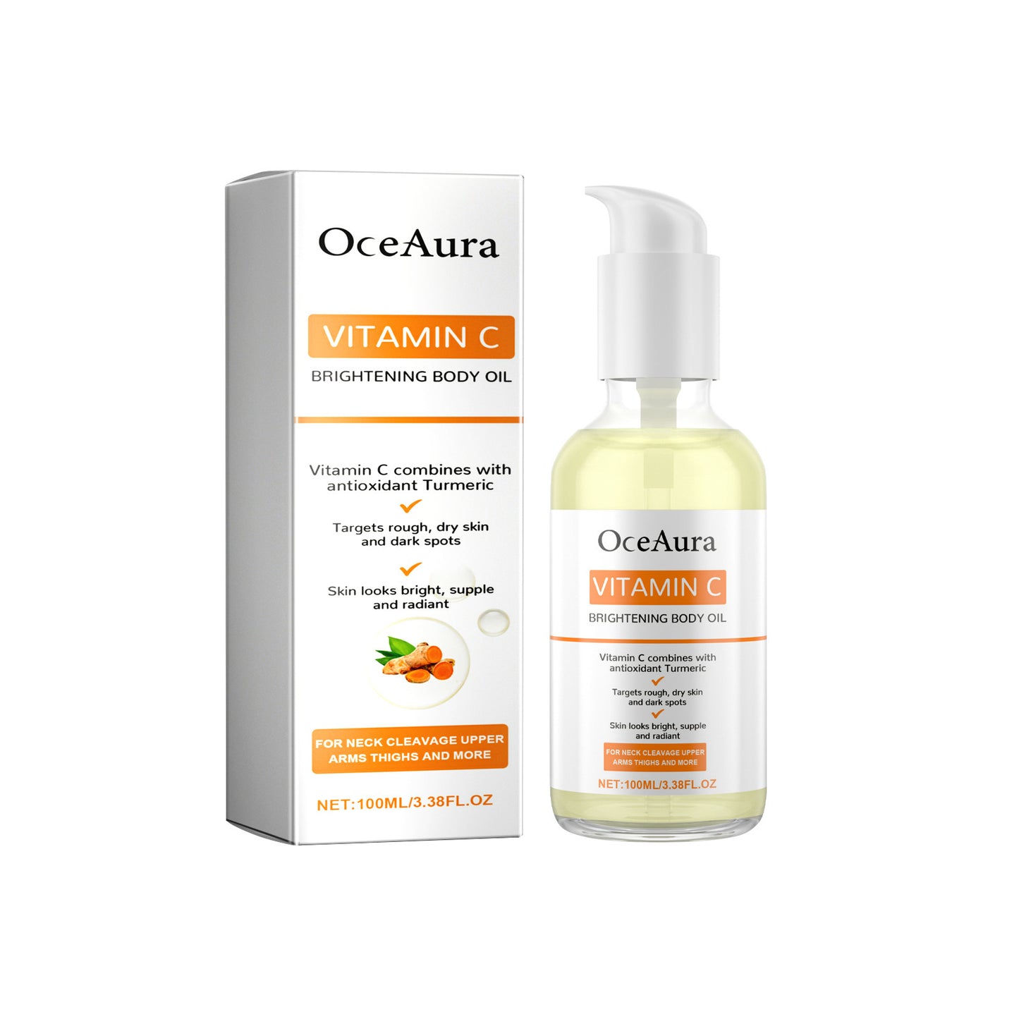 Huile de soin corporel à la vitamine C Oceaura