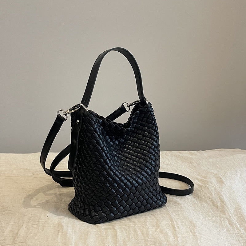 Sac cabas tissé à la main avec bandoulière réglable