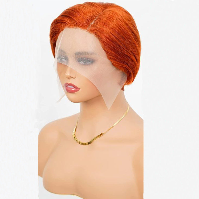 Perruque en cheveux humains coupe pixie