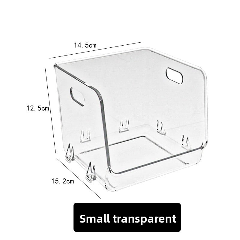 Boîte de rangement pour cosmétiques en surcapacité, boîte de rangement transparente pour bureau, boîte de rangement pour divers articles, boîte de rangement pour produits de soin de la peau et masques