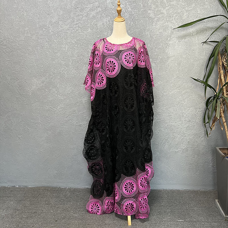 Habit :Robe-robe ample à manches chauve-souris