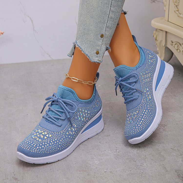 Chaussures décontractées à petit talon compensé pour femmes