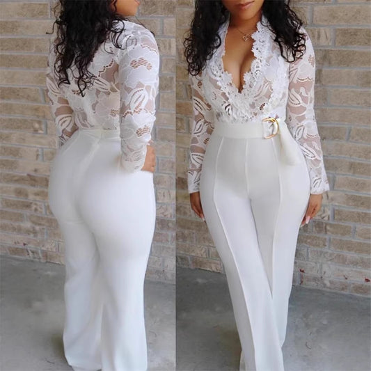 Pantalon combinaison sans couture