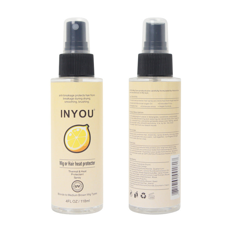 Spray de protection thermique pour perruque