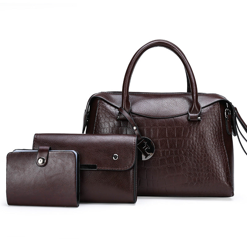 Ensemble de trois sacs à main rétro