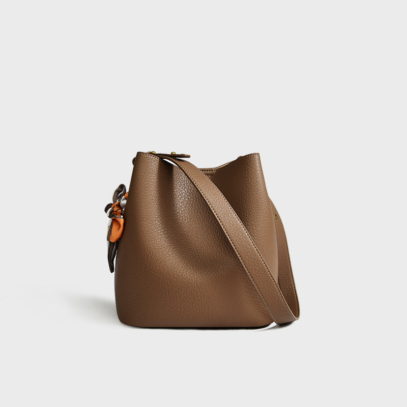 Sac bandoulière en cuir souple