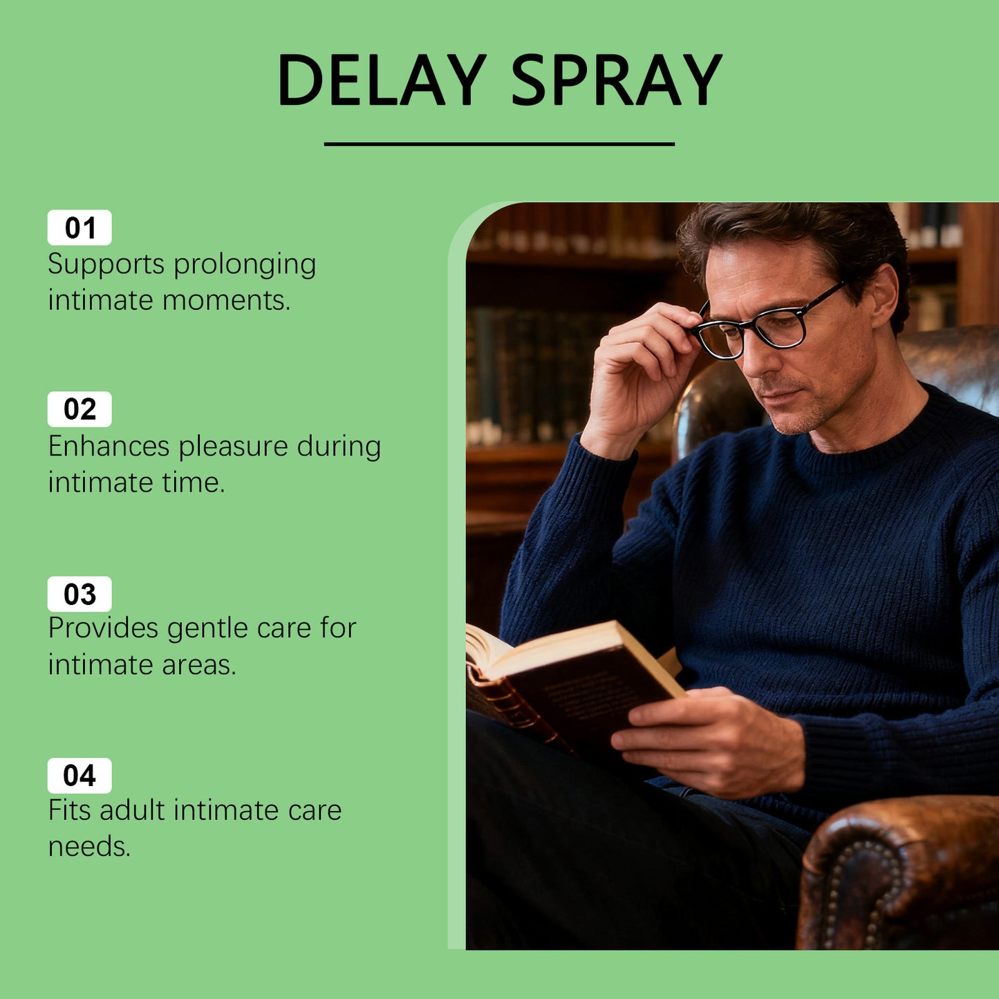 Spray de soins pour hommes à base de plantes