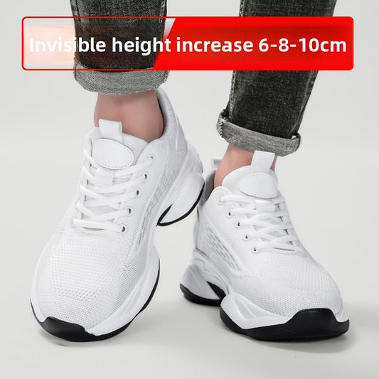 Chaussures décontractées respirantes pour hommes avec augmentation de taille