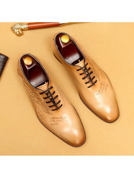 Chaussures habillées Oxford en cuir pour homme