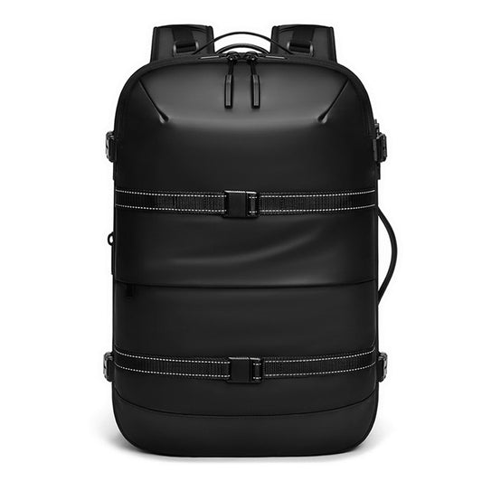 Nouveau sac à dos compressible par aspiration à une touche , sac de voyage compact haute capacité, sac à dos d'ordinateur pour les trajets quotidiens