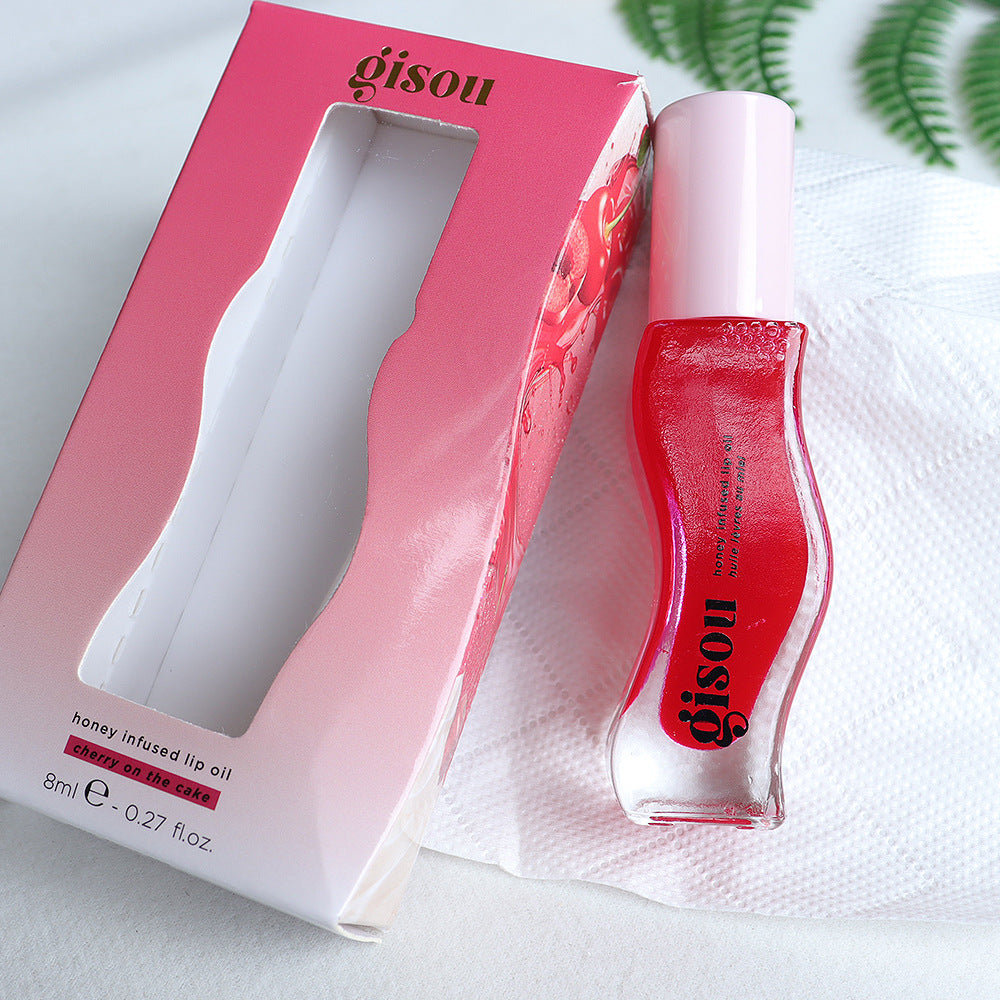Huile de soin des lèvres au miel et gloss à lèvres