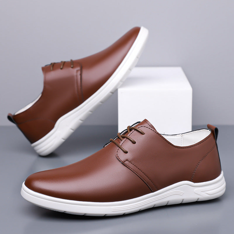 Chaussures décontractées en cuir véritable