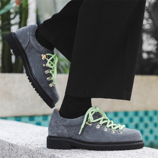 Chaussures décontractées rétro à semelle épaisse