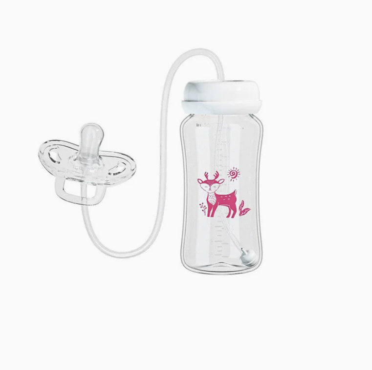 Dispositif créatif de biberon pour nourrir les bébés sans utiliser les mains
