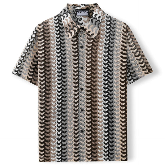 Chemise tricotée respirante pour hommes