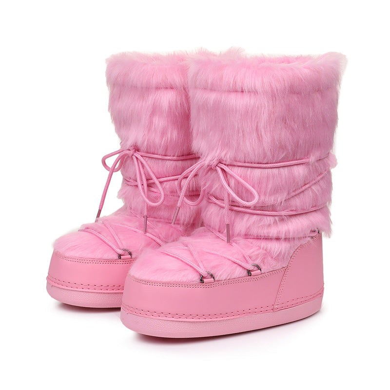 Bottes de neige Maomao pour femmes