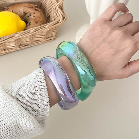 Bracelets en acrylique transparent