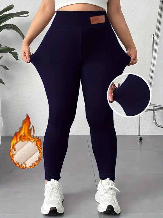 Pantalon thermique doublé en polaire