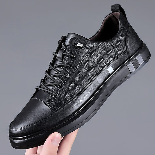 Chaussures blanches en cuir de vache