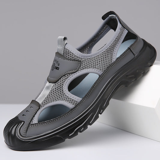 Sandales pour hommes à bout fermé et respirantes