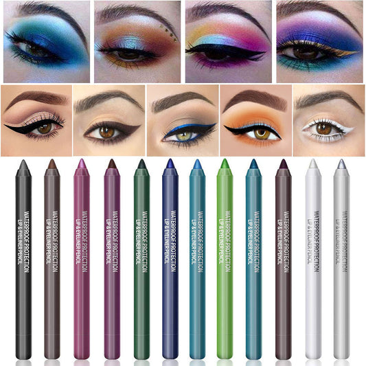 Eyeliner gel waterproof 14 couleurs avec finition nacrée
