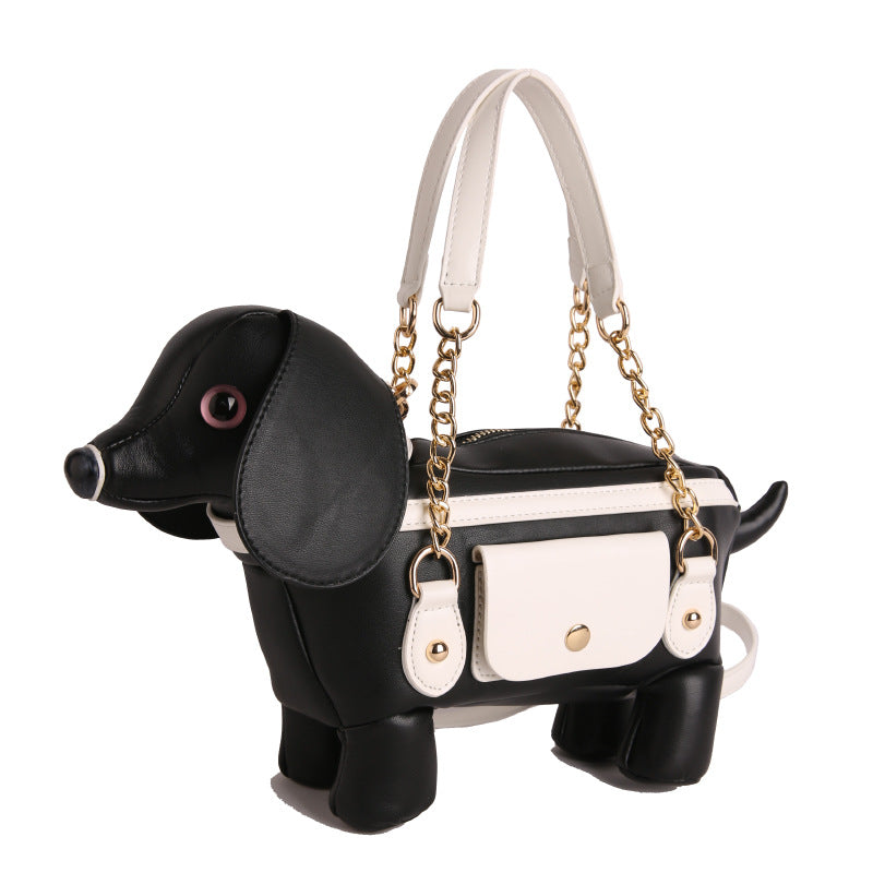 Sac bandoulière mignon en forme de chiot