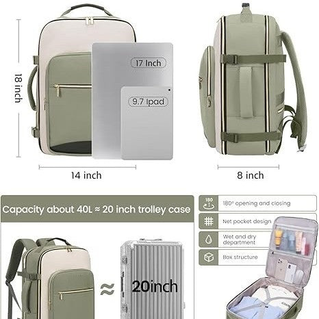 bagages pratiques, sac à dos de voyage pour l'essentiel à emporter en cabine