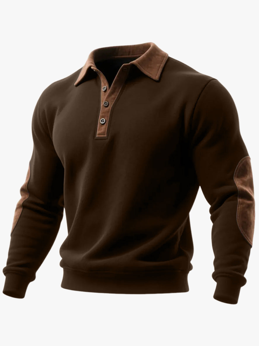 Sweat-shirt à demi-fermeture éclair