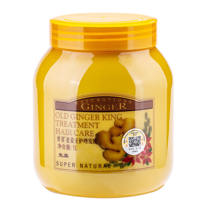 Masque capillaire au gingembre pour l'hydratation et la réparation