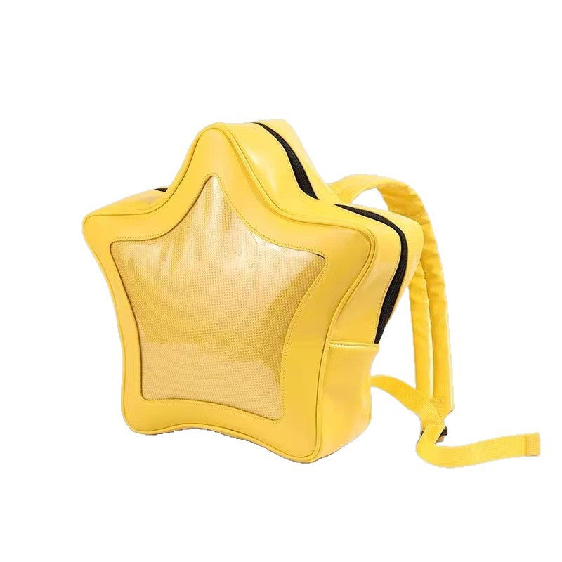 Sac à dos transparent en forme d’étoile