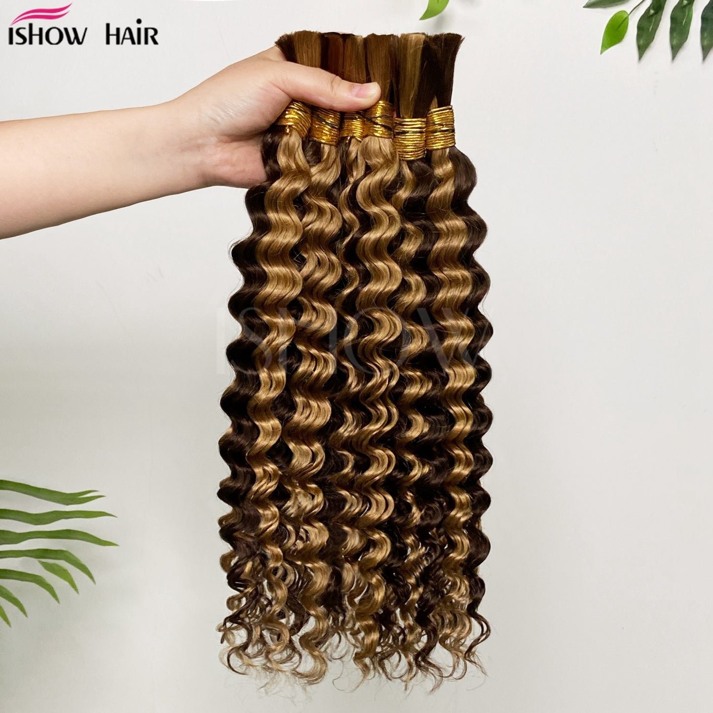 Extensions de cheveux humains ondulés profonds