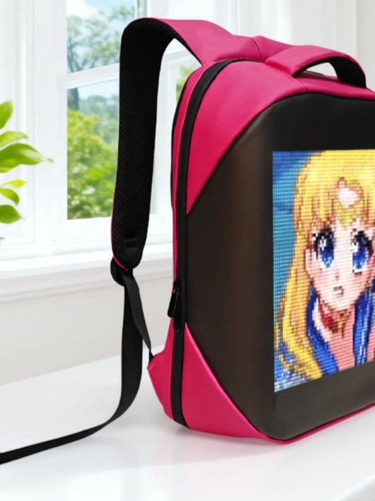 Sac à dos avec écran LED en couleur