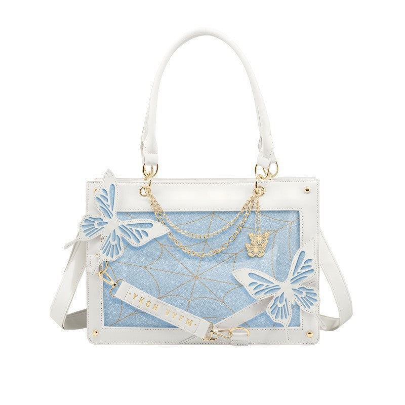 Sac fourre-tout labyrinthe de papillons gothique