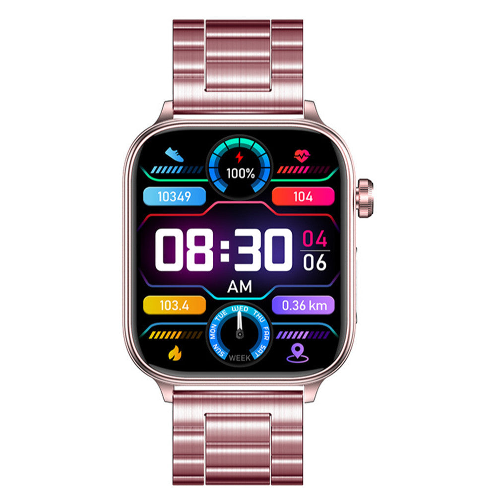 Montre intelligente ET570 avec suivi de la santé et appel Bluetooth