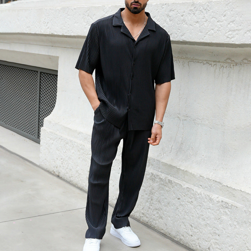 Ensemble de sport pour hommes de couleur unie