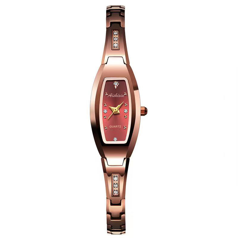 Montre pour dames ovale avec un petit cadran