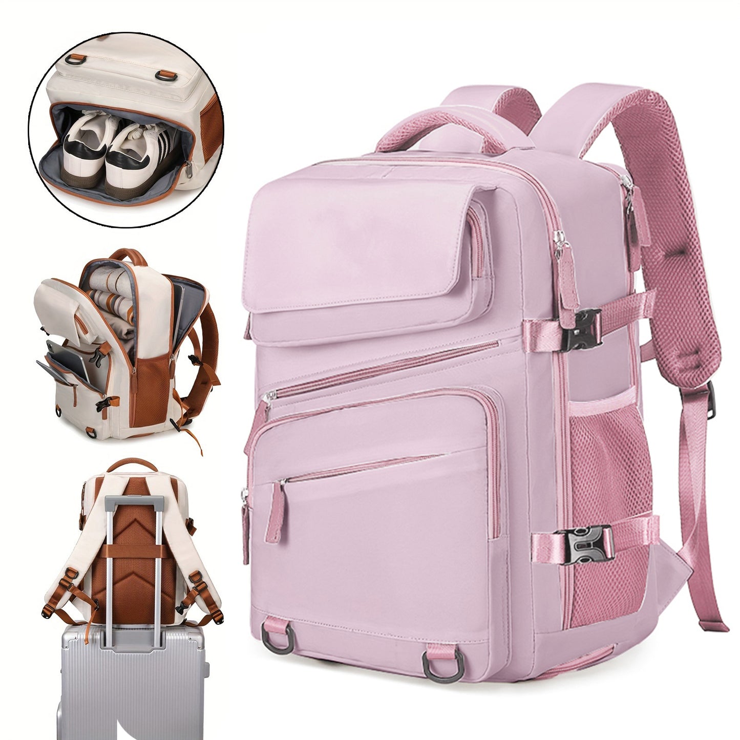 Sac à dos de voyage extensible