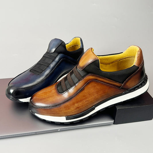 Chaussures en cuir décontractées pour hommes