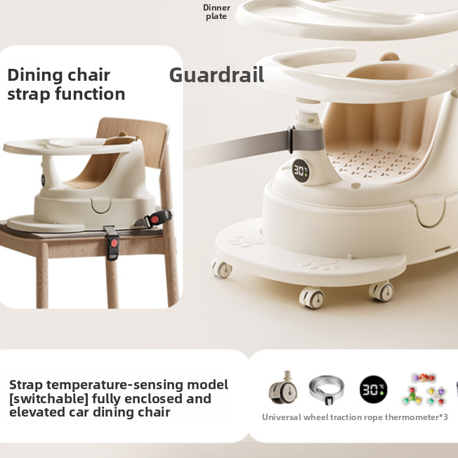 Chaise d'apprentissage pour le bain des nourrissons avec base antidérapante