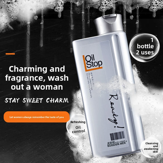 Shampoing et gel douche pour hommes 2 en 1