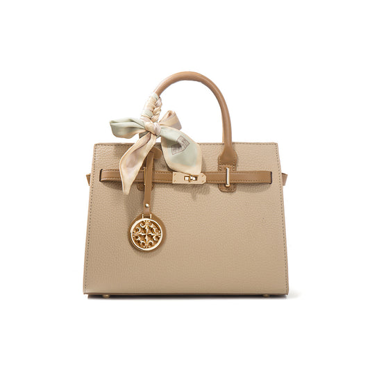 Sac bandoulière élégant en cuir PU avec détail nœud