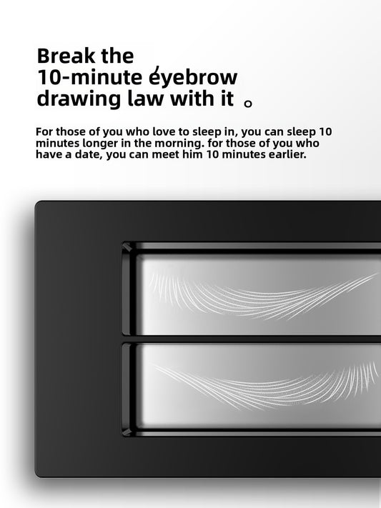 Professional Eyebrow Stamp Kit with Multiple Shapes