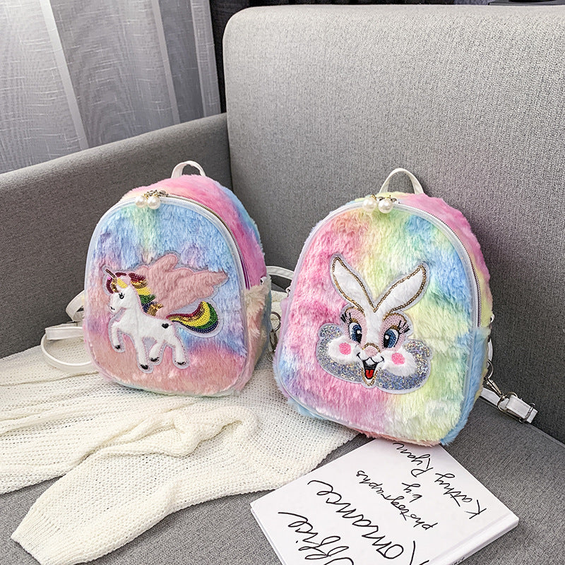 Sac à dos en peluche