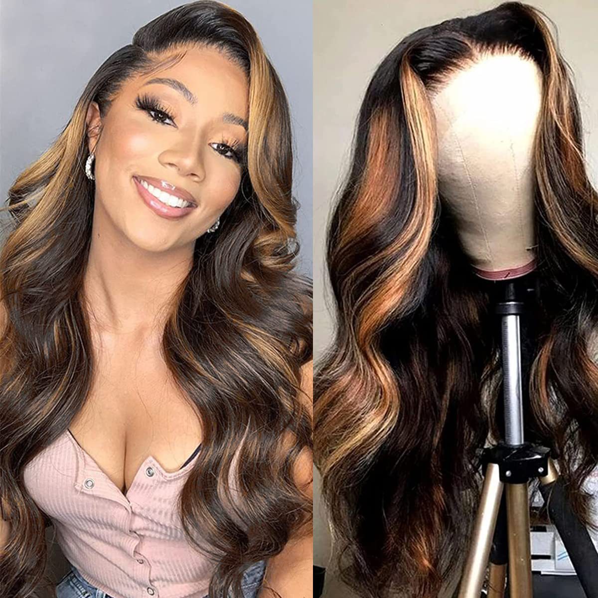 Perruque Lace Front en cheveux humains