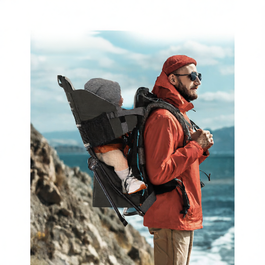 Porte-bébé de randonnée réglable avec cadre pliable