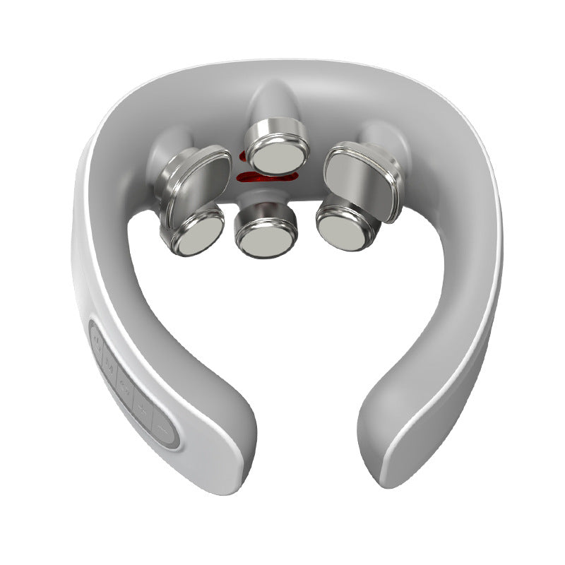 Appareil de massage cervical portable avec fonction chauffante et électrothérapie