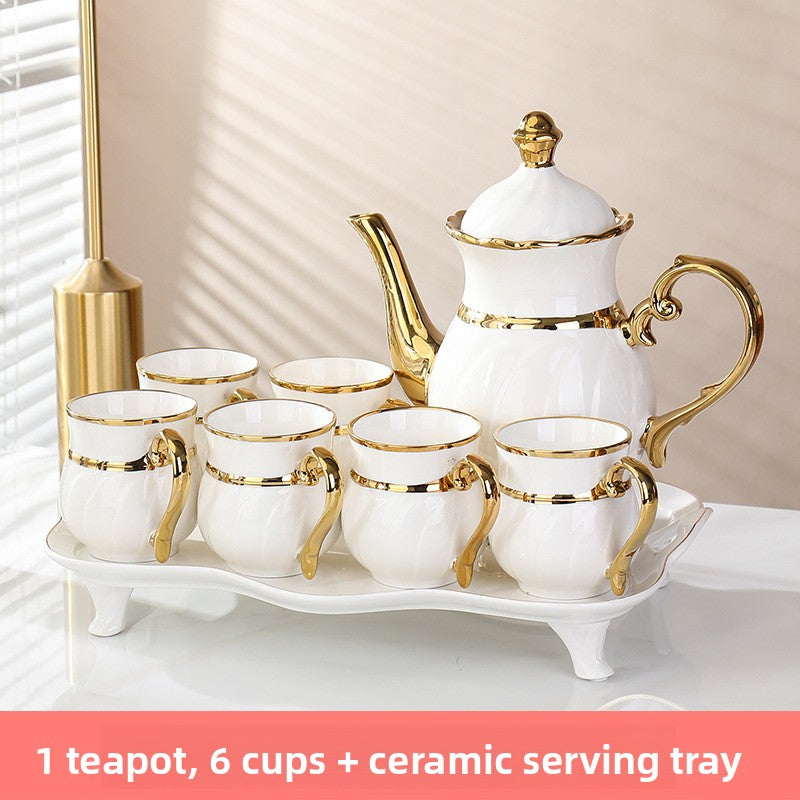 Service à thé en céramique avec coffret cadeau